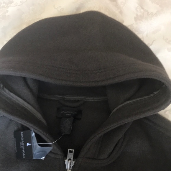 MAGASCHONI Wool-Blend Zip Front Hoodie - Picture 10 of 16